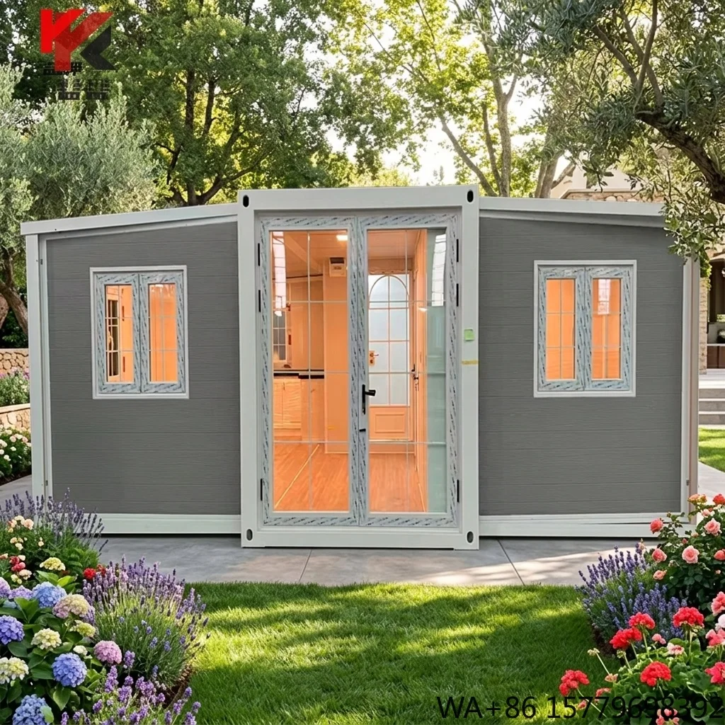 Portable Luxury Modular Homes 20ft 40ft Expandable Steel Container 3 Bedroom Tiny Villas Apartment Prefabricated Modern Hotel