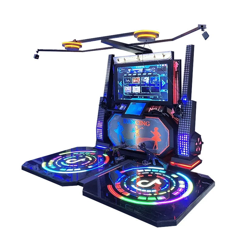 VR Manufacturer Double Dance Machine Large Space Free Walking Platform Dancing Machine