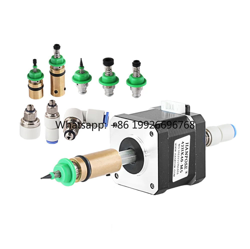 1.5A SMT Labeling Machine 42HK34/40/48 Suction Nozzle Rotating Vacuum Suction Cup 20 Hollow Stepper Motor Mounting Head Set