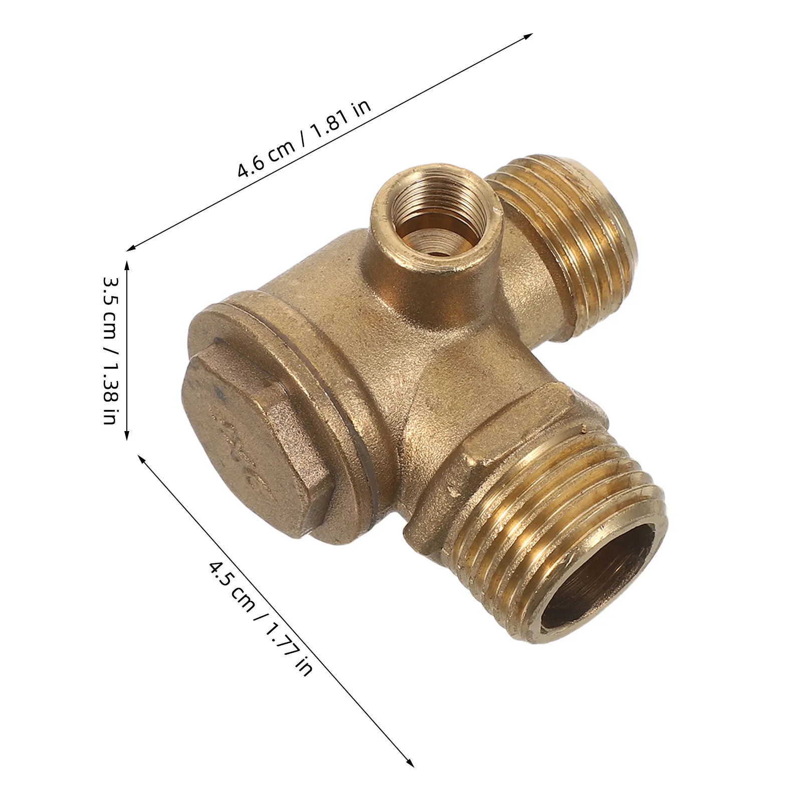 Industrial Air Compressor Check Valve Copper Silent Non Return Valve for Pneumatic Systems Air Compressor Spare Parts