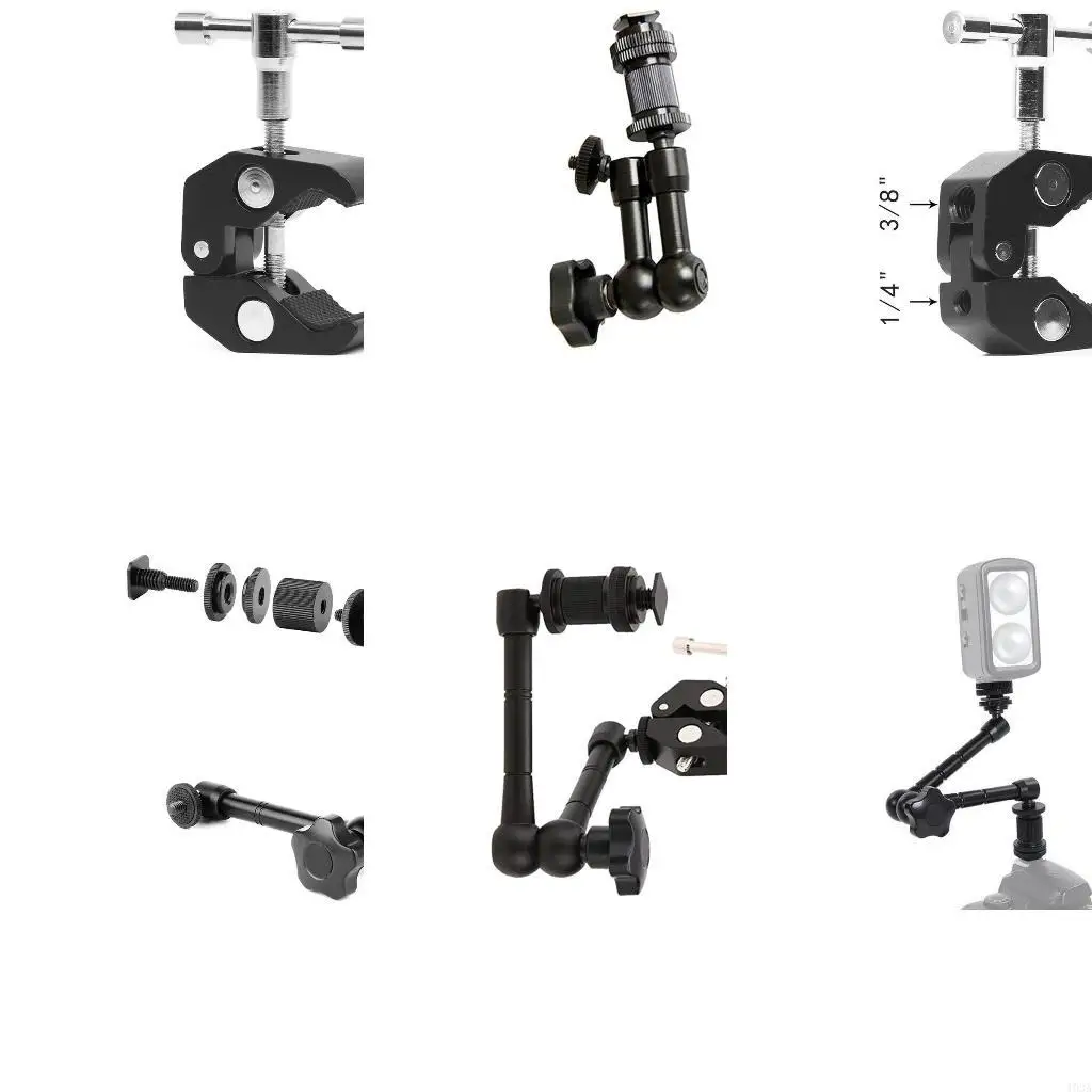 193A Arm Super Clip for Flash LCD Monitor LED Video Light SLR DSLR Camera