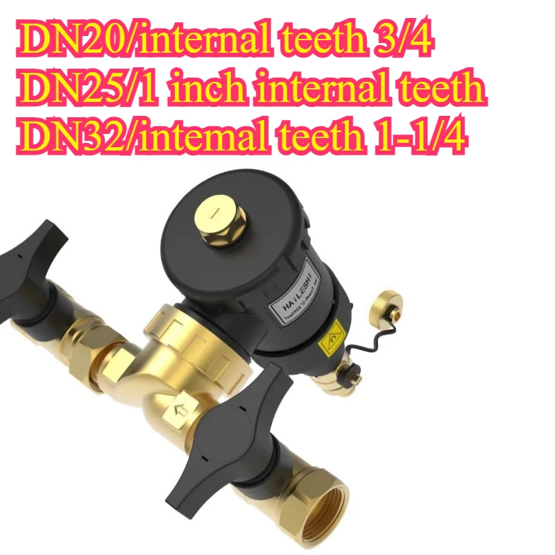 DN20 DN25 DN32 Magnetischer Wasserfilter Staubsammler für Hydronik-Fußbodenheizung Kesselrohrsystem Reinigungszubehör