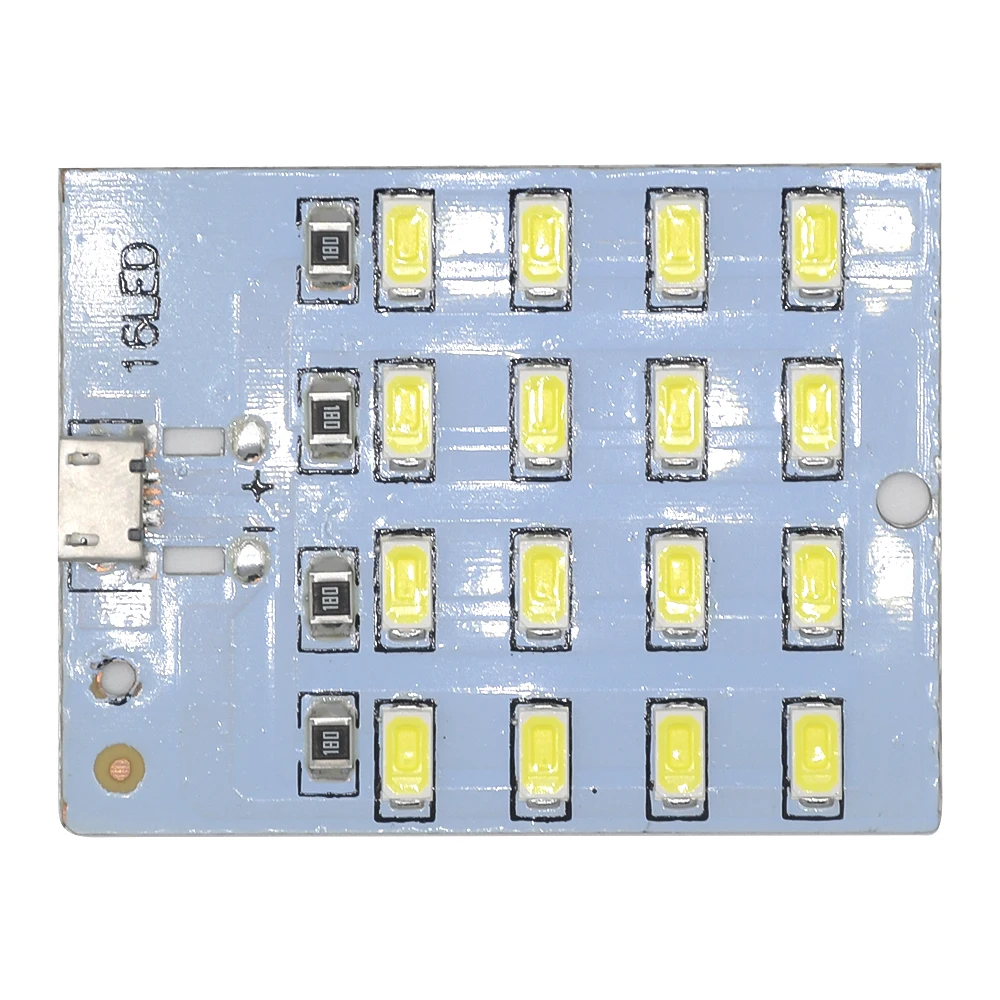 Mirco Usb 5730 LED Panel świetlny USB przenośne oświetlenie awaryjne oświetlenie nocne biały 5730 Smd 5V 430mA ~ 470mA DIY lampa biurkowa