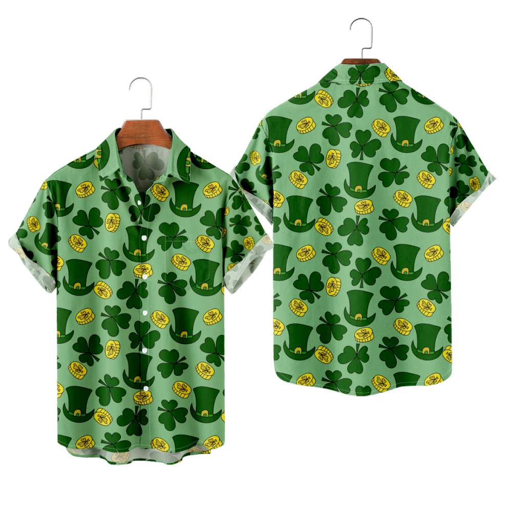 

Saint Patrick's Day Summer Merch Tee Women Men Fashion Casual Short Sleeve T-shirts