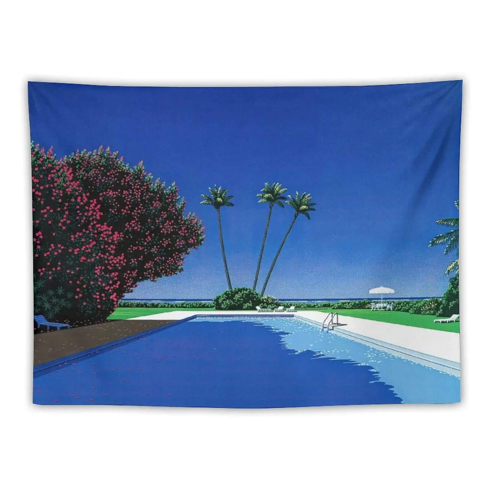 Time goes by - Hiroshi Nagai Tapestry Room Ornaments Home Decorations Tapestry