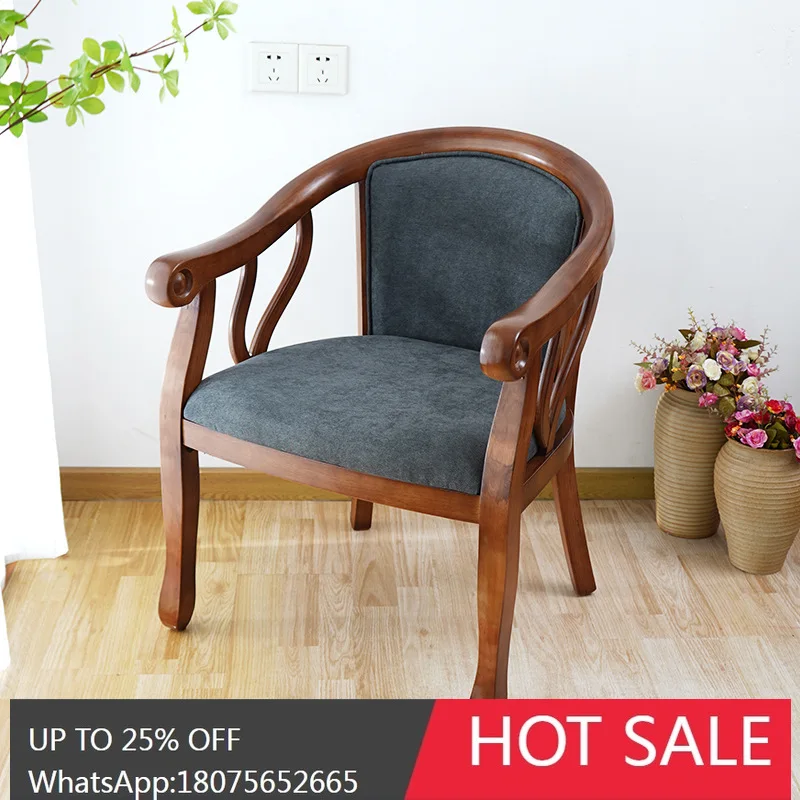 MJY New Chinese Style Tea Table and Chair Set with Three Chairs for Balcony Tea Master Solid Wood Chair