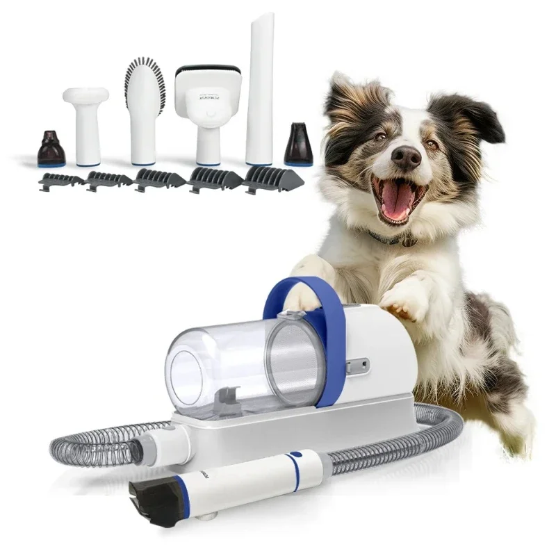 Stylish Pet Grooming Kit with Vacuum Nail Grinder Chargeable & Adjustable Ideal for Small Animals