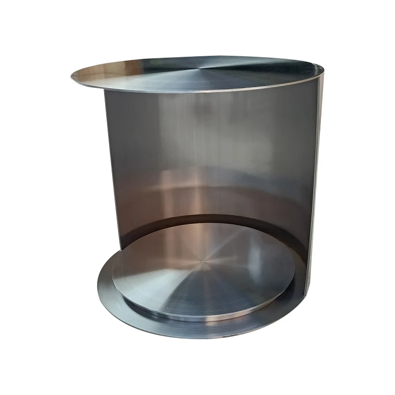 

Stainless Steel Modern Living Room Coffee Table Eco-Friendly Silver Color Mini Side Table