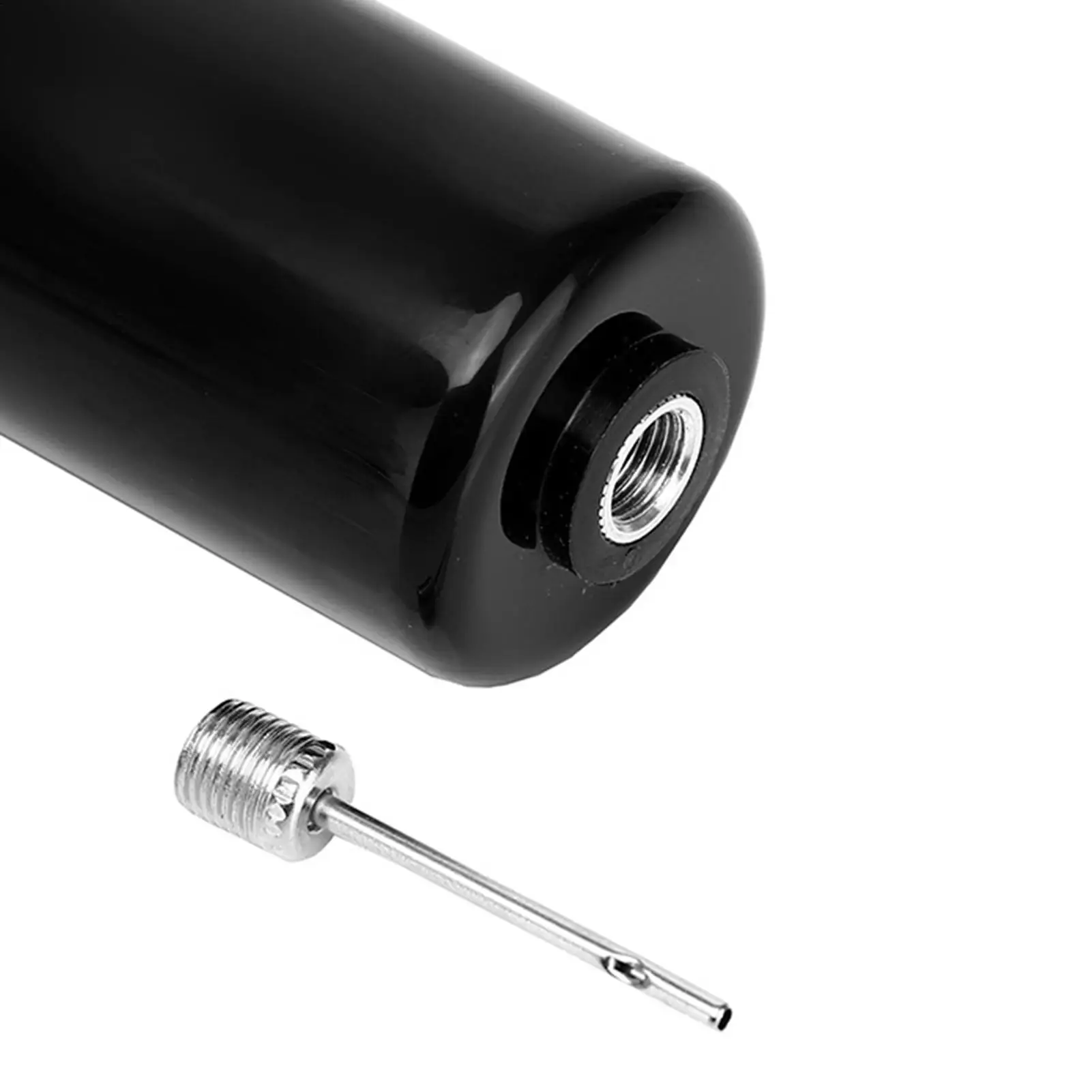 ปั๊มลมจักรยานพร้อมเข็มสูบลมอเนกประสงค์สำหรับฟุตบอลฟุตบอลแหวนว่ายน้ำลูกบอลชายหาดอุปกรณ์จักรยาน