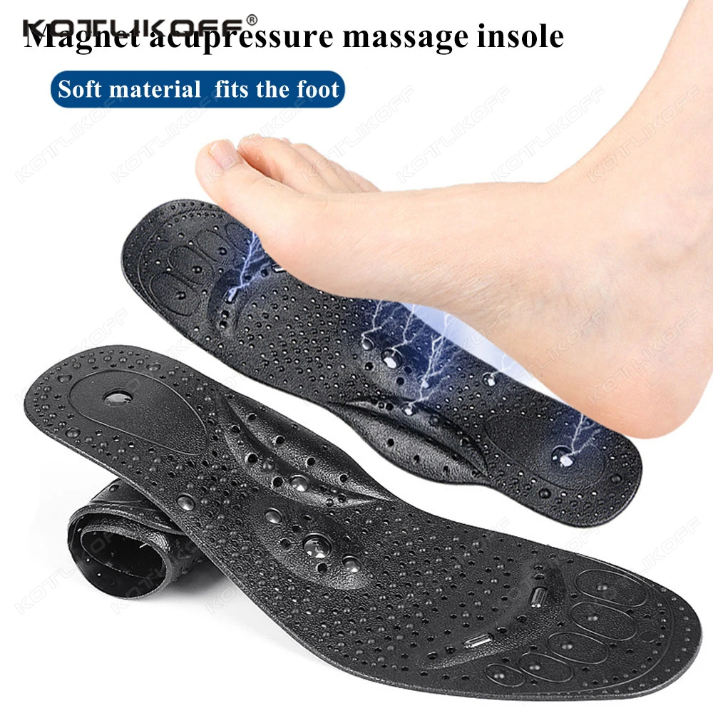 

Массажные стельки для обуви с акупрессурой и магнитами, силиконовые, для мужчин и женщин, для похудения и увеличения срока службы обуви