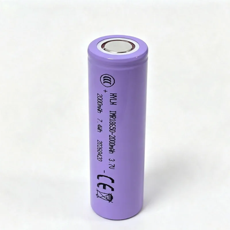 New 18650 Battery 3.7V 2000mAh Li-ion Rechargeable Battery Large Capacity Is Suitable for Toys Flashlights Tool Batteries Etc