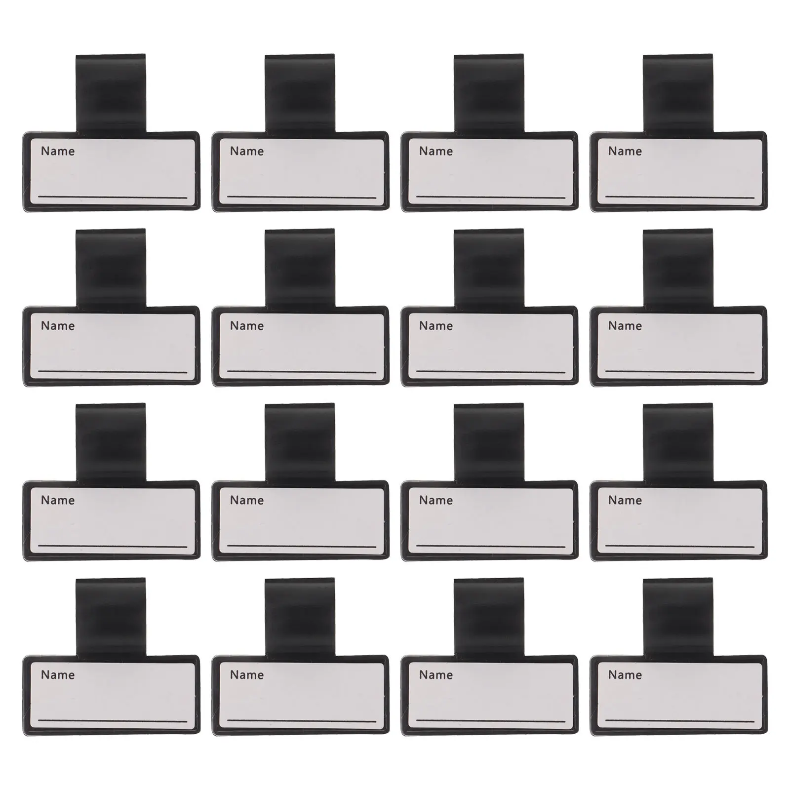 

20Pcs Stethoscope Name Tag Plastic Identification Badge Blank Id Label Clip Nurse Doctor Medical Stethoscope Tag