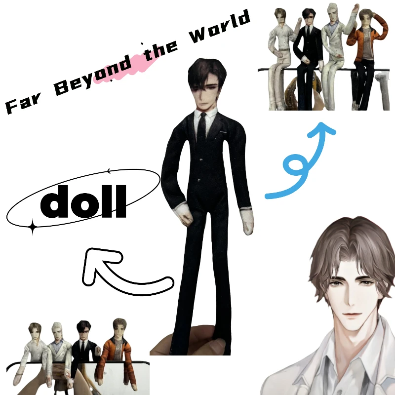 بعيدا وراء العالم، Gu Shiye Xia XiaoYin Bai Yuan، الأجهزة الطرفية للعبة، دمى كرتونية، شخصية، زخارف مجردة لسطح الطاولة #1