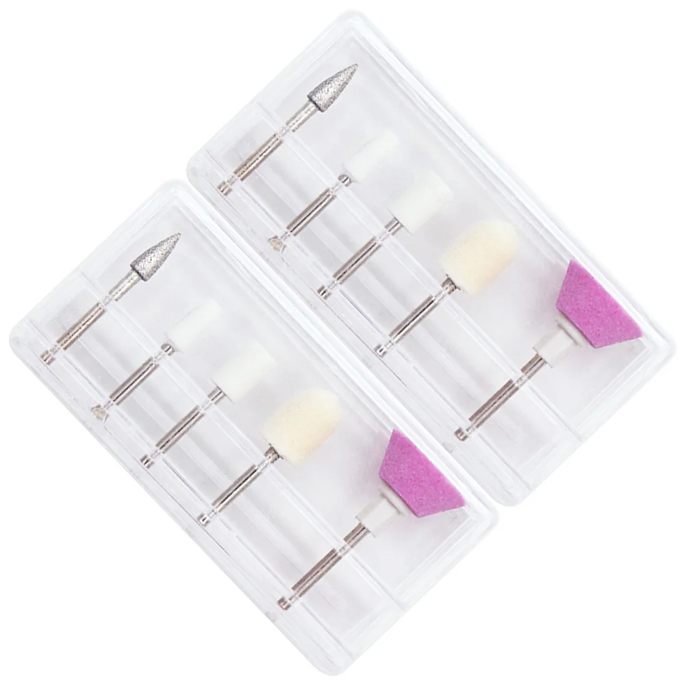 ชุดหัวขัดเล็บ 10 ชิ้น หัวเจียรแบบมืออาชีพสำหรับเล็บปลอมและเล็บธรรมชาติ อุปกรณ์ทำเล็บไฟฟ้า สายขัดเปลี่ยน