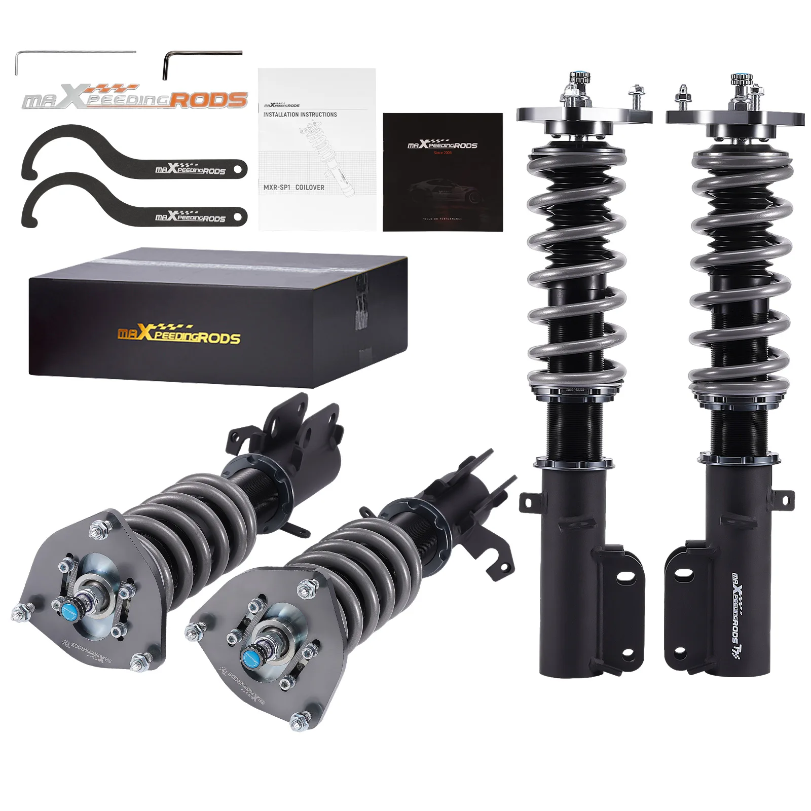 

Adj. Height Damper Coilover Lowering Kit For Toyota Corolla E90 E100 E110 AE92
