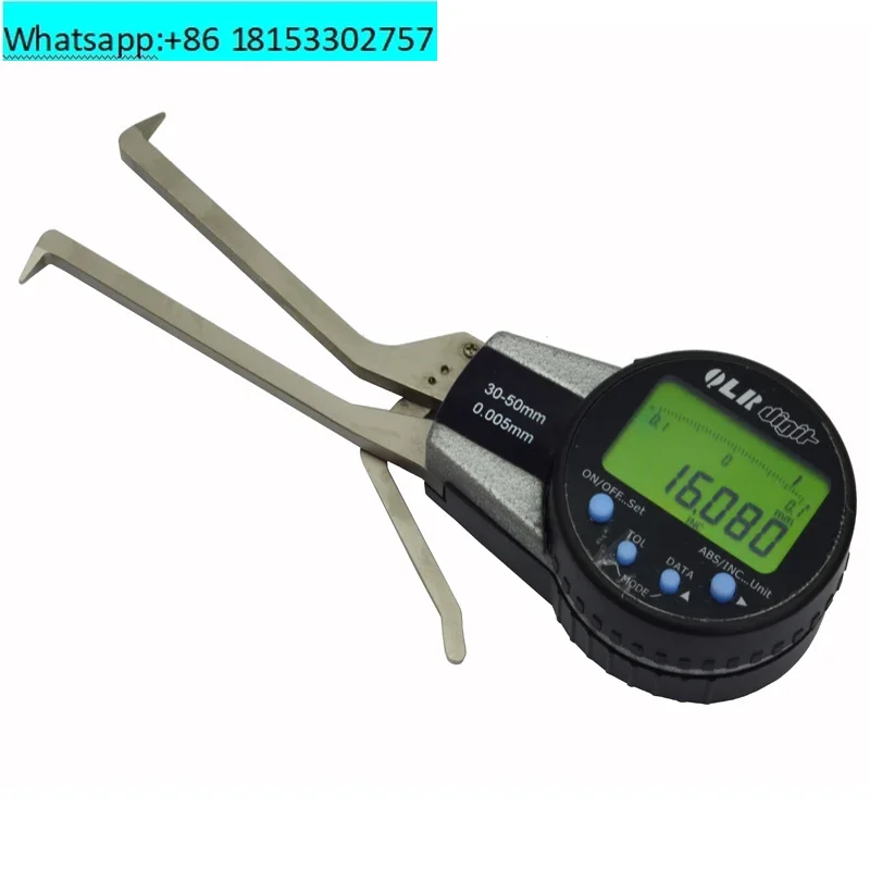 0.005mm Digital Inside Caliper 5-15/5-25/10-20-30-40mm Rotatable Dial Measuring Bore Groove Abs Micrometer