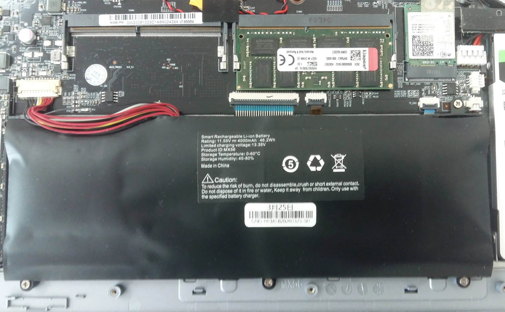 Imagem -05 - Supstone Nova Bateria do Portátil Mx56 para Szyiyun Gmolo Mx56 para Hipaa s3 s5 s8 Iru-m15x M25x I7856 Mlbook para Pinchun P30 t3 t1