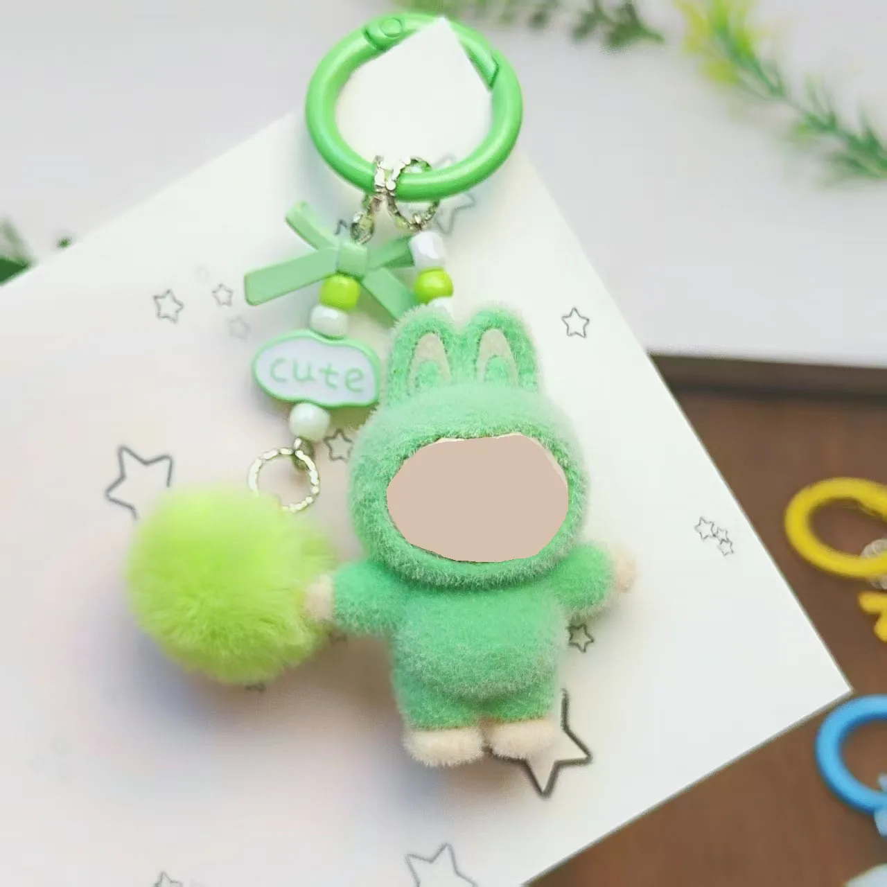1PCSNew سلسلة المفاتيح الصغيرة الكرتون الإبداعية ثلاثية الأبعاد دمية الطلاب المدرسية قلادة سيارة مفتاح سلسلة النساء الرجال يعرض 2025