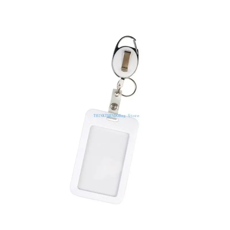 

63HC Portable Sturdy Retractable Badge Holder Set Accessory for Men and Women