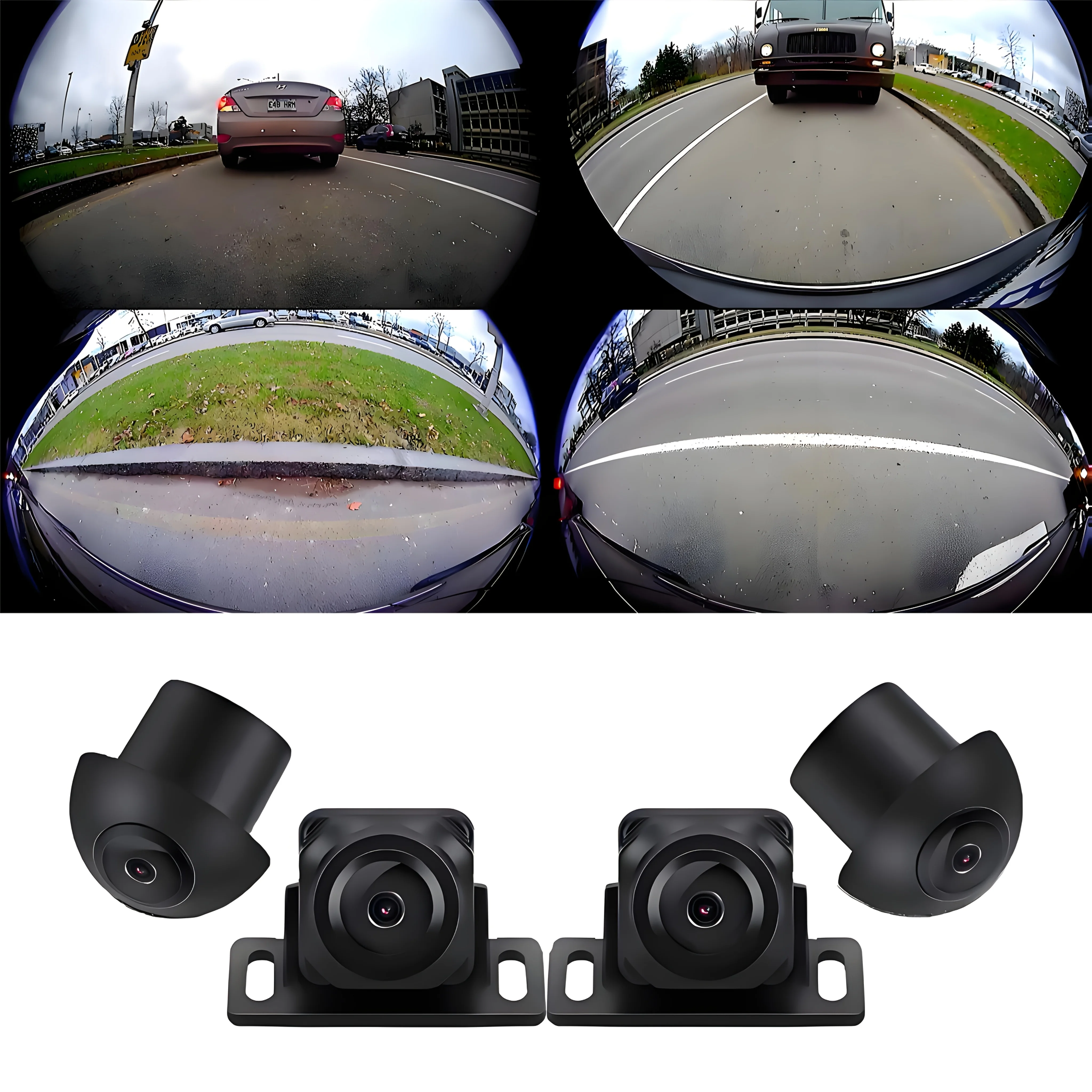 360° Panoramic Surround 4-Way Car Camera System | Android Vehicle Compatibility | AHD1080P/720P Dual Mode Switch | Starlight