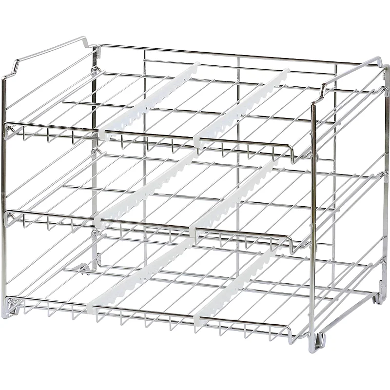 

%￥Storage Organizer Shelf Adjustable 2 Tiers Over the Sink Drainer Drying Kitchen Black Metal Dish Rack