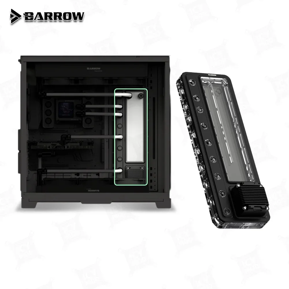 Barrow Distroplate DC17-SDB 120/240/360mm Universal Integrated Pump Waterway Board ITX MATX ATX PC Chassis Liquid Cooled Tank