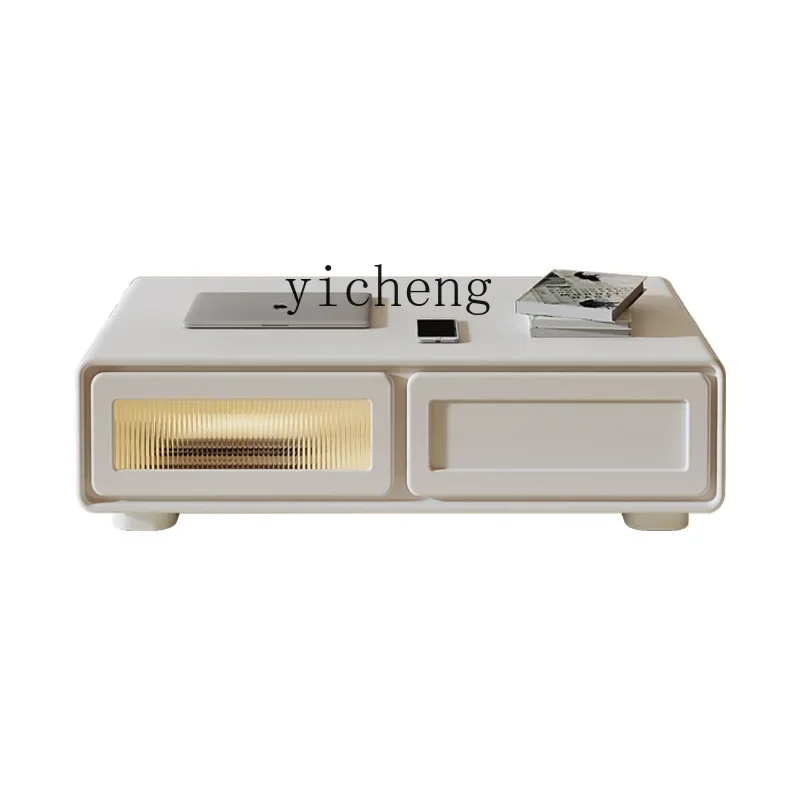 

TV Cabinet Simple Modern Solid Wood Tea Table TV Stand Combination