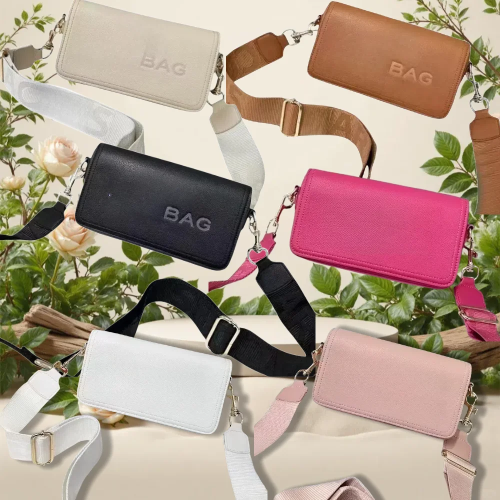 

Gift 2025 hot selling messenger bag shoulder bag multi-color simple letter design holiday gift birthday gift
