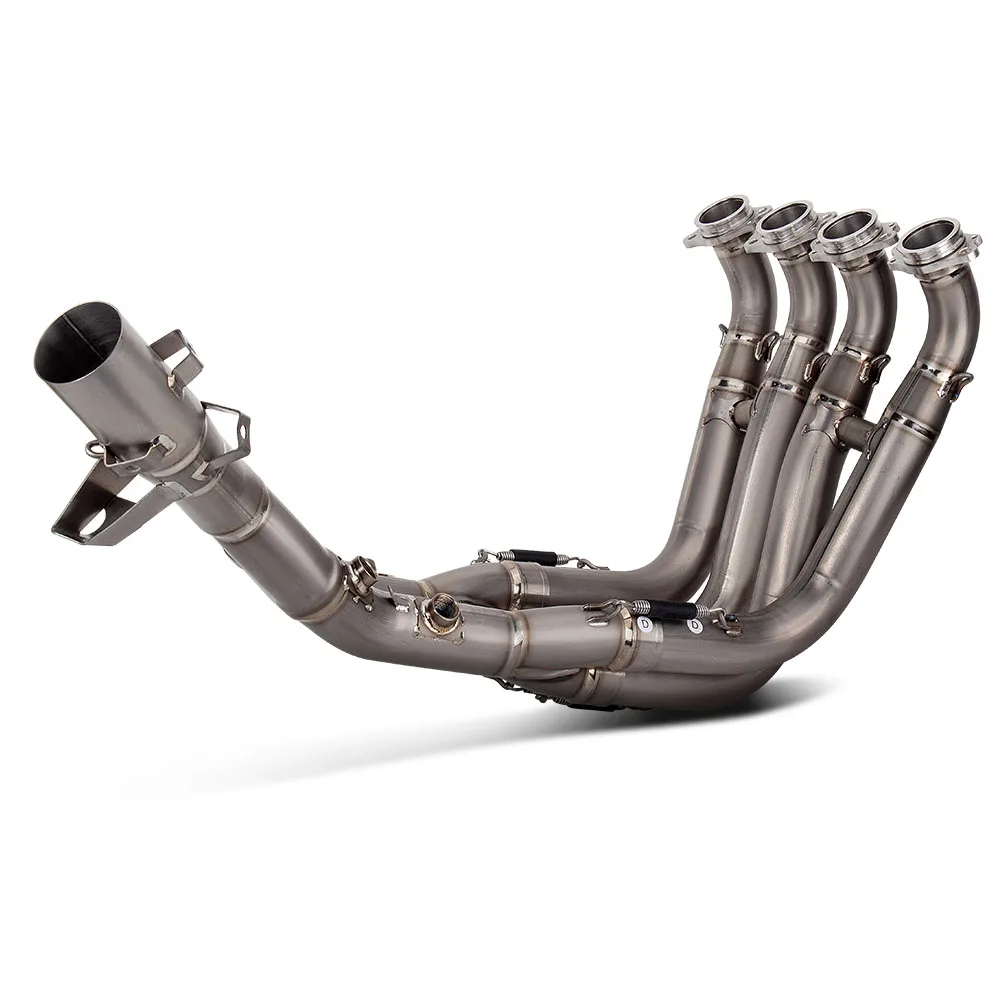 E-B10E9 Full Kit Exhaust Line For BMW S1000xr M1000XR 2020-2025 Titanium Header Escape Front Link Pipe Slip On Original Muffler