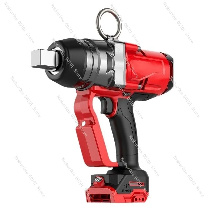 Heavy Duty Brushless Lithium Impact Wrench Cordless Rechargeable Electric Power Tool High Torque Auto Repair Lug Nut Removal