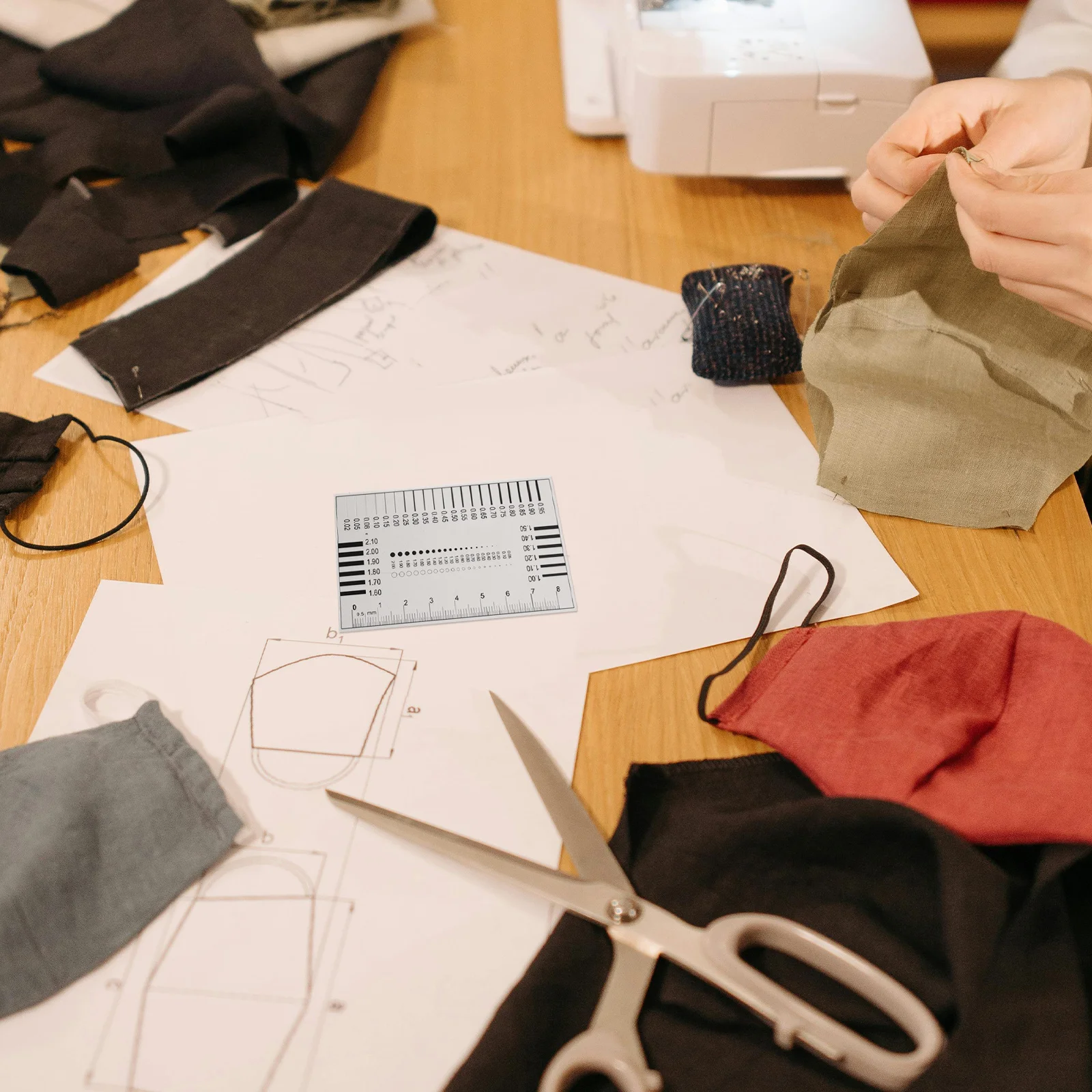 مسطرة فيلم كشف الخلل عالية الدقة لأداة قياس عرض الكراك وعرض الخط لتصنيع عيوب التفتيش #5