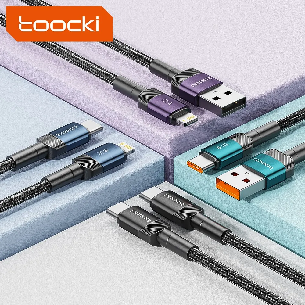 Toocki usbタイプcケーブル急速充電usb c充電器コードiphone用15 14 13 12 11 huawei p40 p30 realme oppo onepus 1m 2m