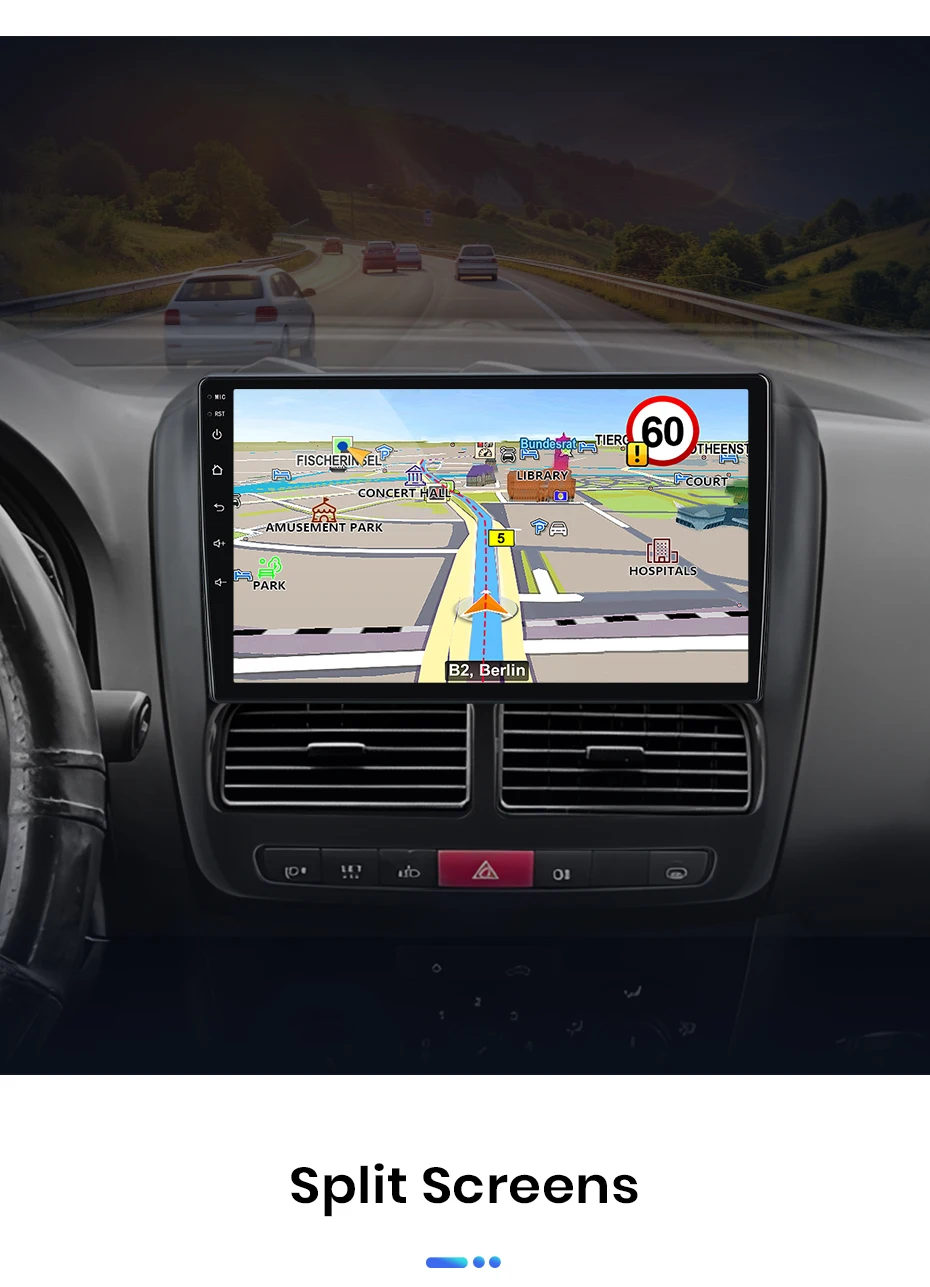 Junsun Autoradio für Fiat Doblo Opel Combo Tour 2010-2015 CarPlay Android Auto FM RDS DSP BT GPS Navi SWC HD IPS Touchscreen Plug & Play Multimedia-Player Freisprecheinrichtung Original-Autostil-Haupteinheit – Detail 18