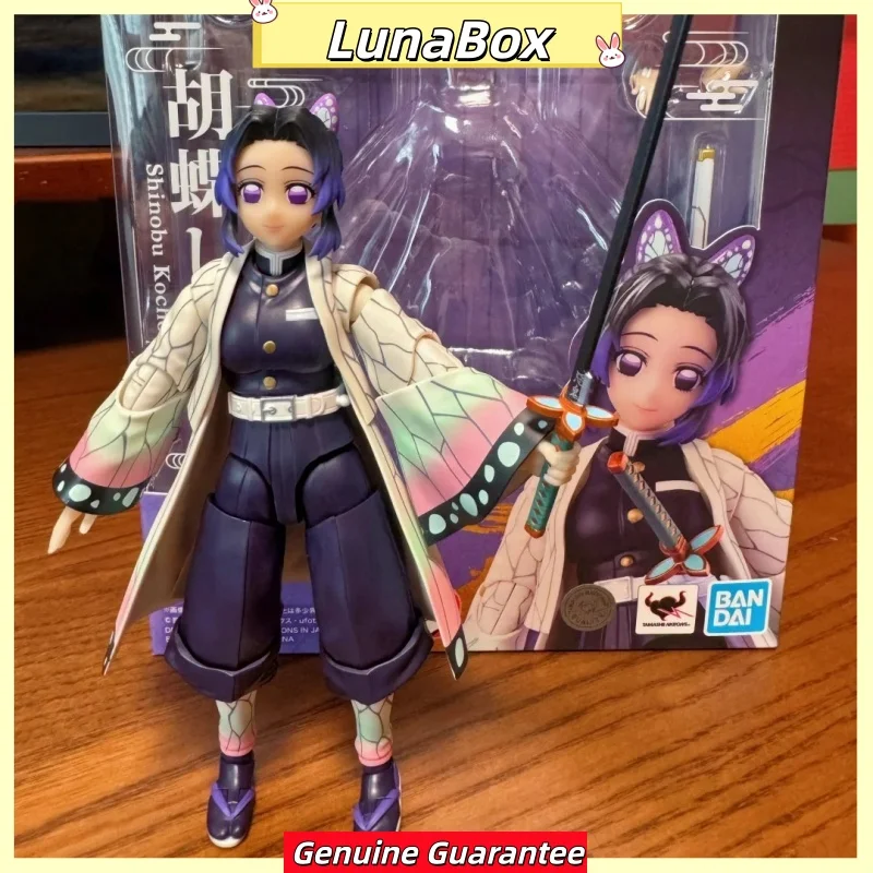 

Новый Bandai Shf Demon Slayer Demon Slayer: Kimetsu no Yaiba Tanjiro Kamado Yoshio Nezuko Shinobu Akishiro Zenitsu Sawata Фигурка бабочки ниндзя