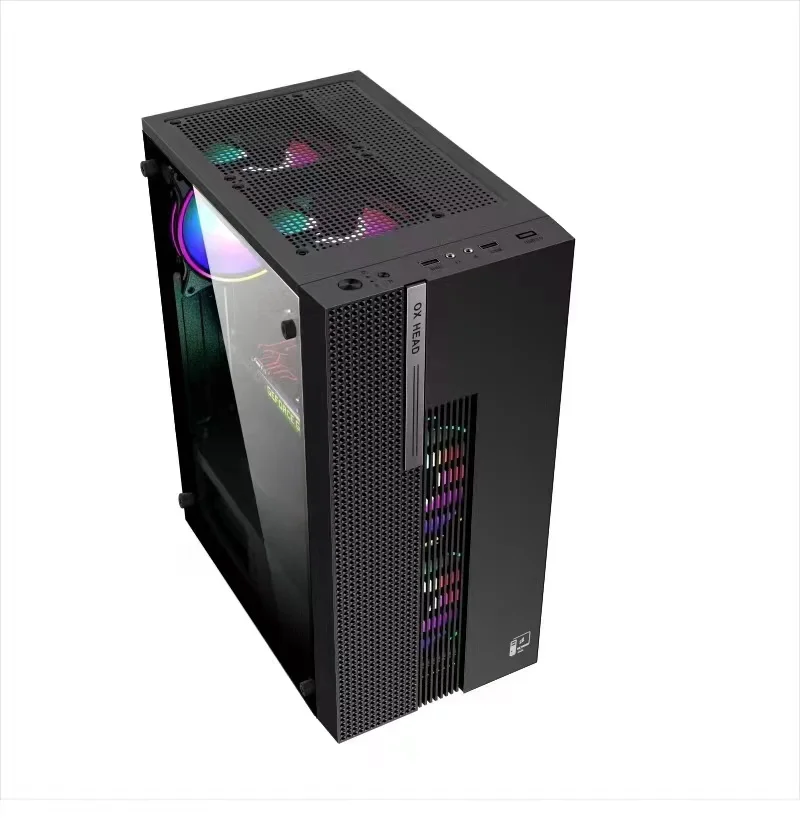 OEM desktop computer hardware with graphics card, all-in-one full set of gamer gaming computers