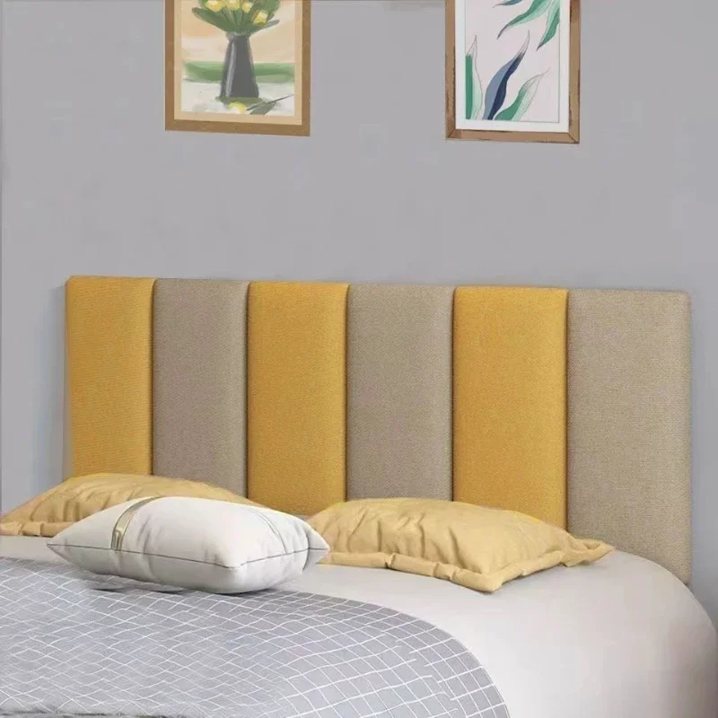 Tatami Wall Surround Bedroom Bed Headboard Anti-collision Wall Soft Pack Backrest Soft Background Wall Sticker Self-adhesive