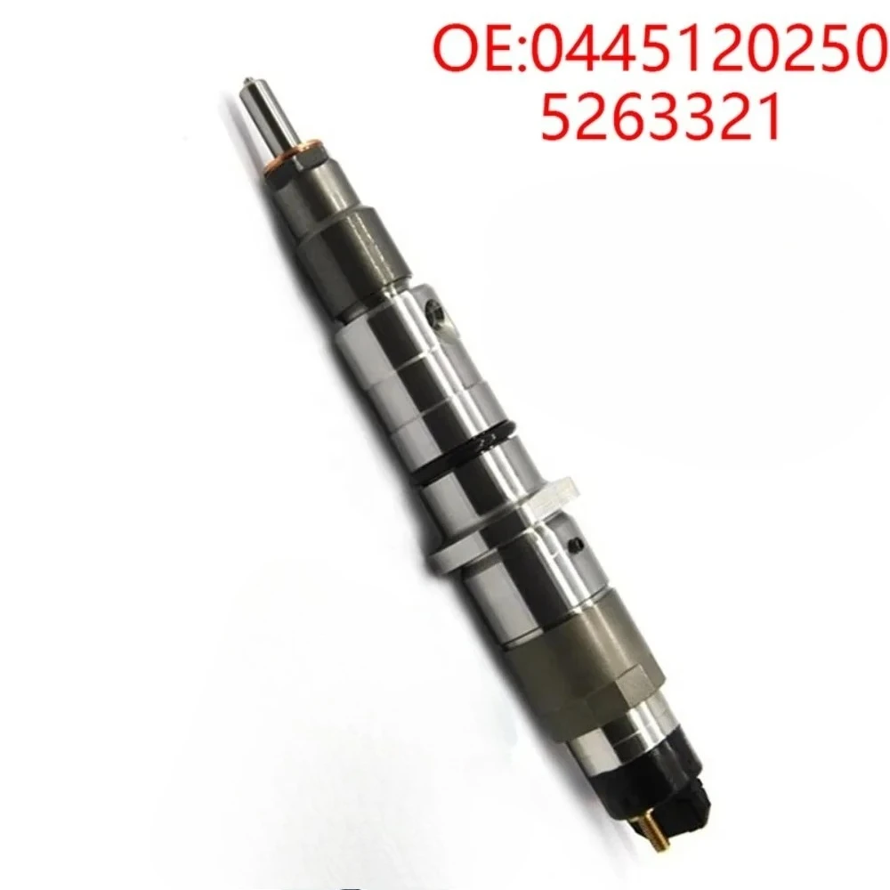 

High quality New For 0445120250 5263321 4983267 Suitable for ISDE ISBE common rail injector Suitable for ISB300 QSB7-G