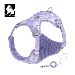 TRUELOVE Pet Pet Harness and Leash Set Lightweight Adjustable Quick-Release and Durable for Small Dogs and Cats TLH2918