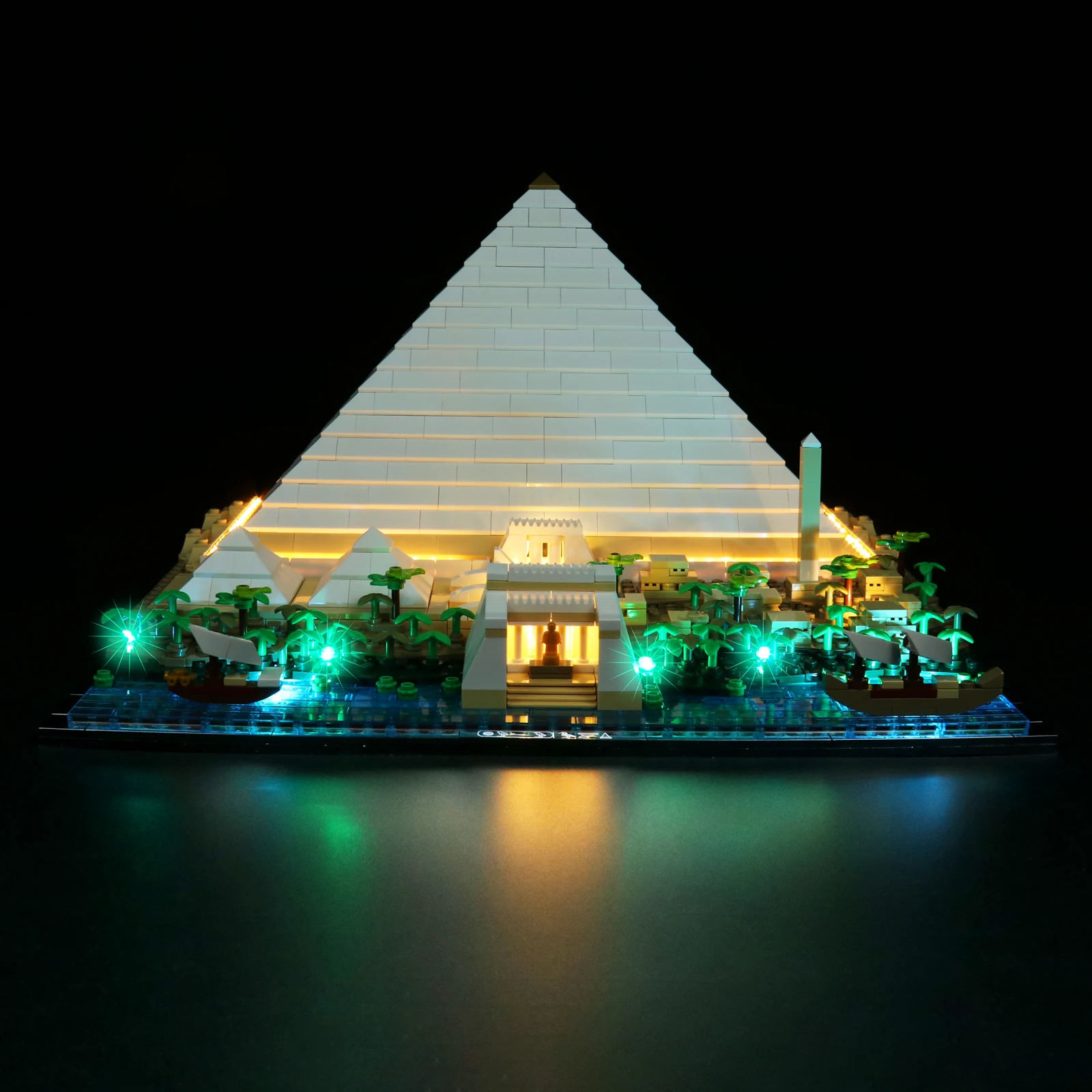 VONADO LED Light Kit For 21058 Great Pyramid Building Blocks Set (NOT Include the Model) Bricks Toys For Children