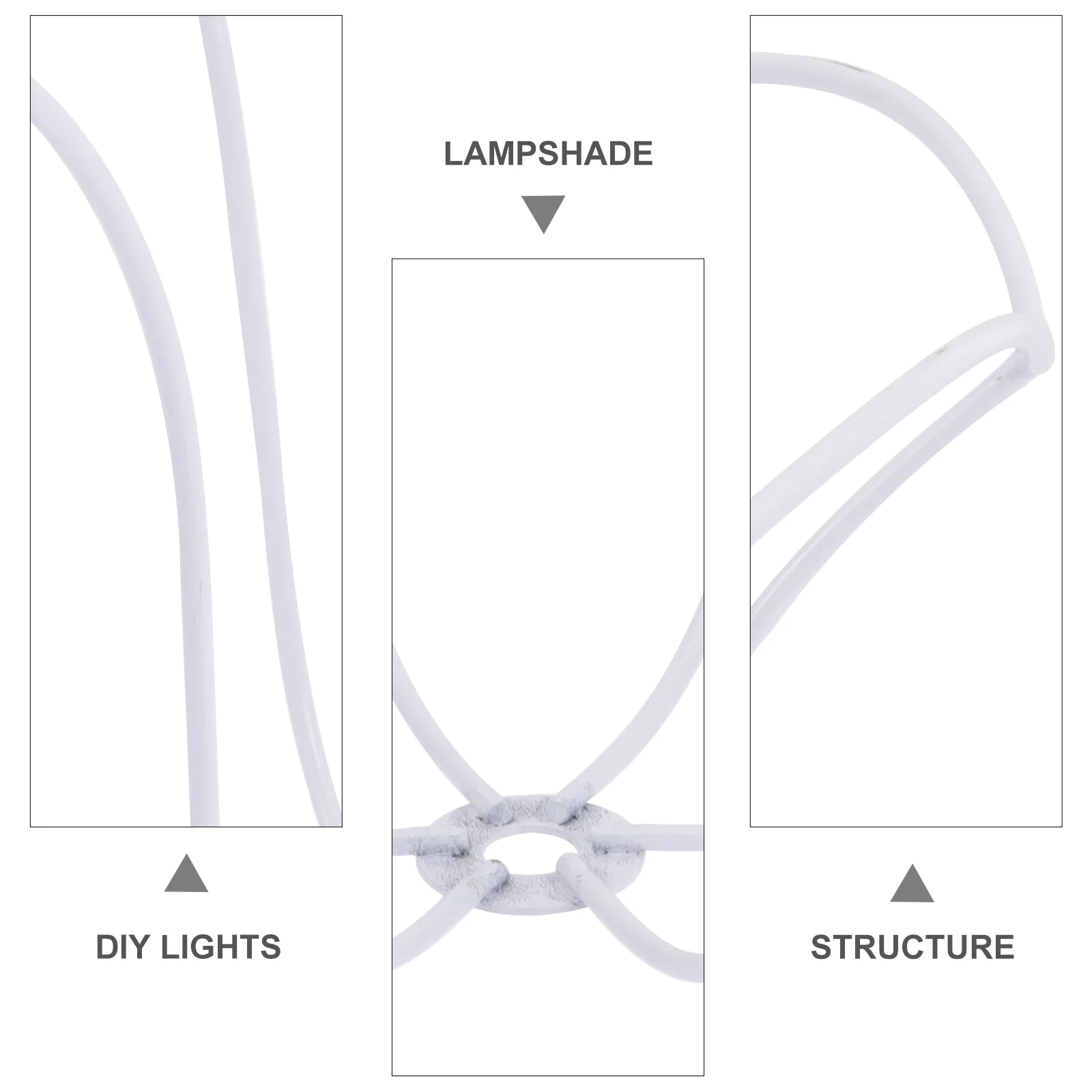 

Iron Lampshade for Chandeliers Table Lights Shade Bracket Lamps DIY Bracket Classic Home Office Cafe Lighting