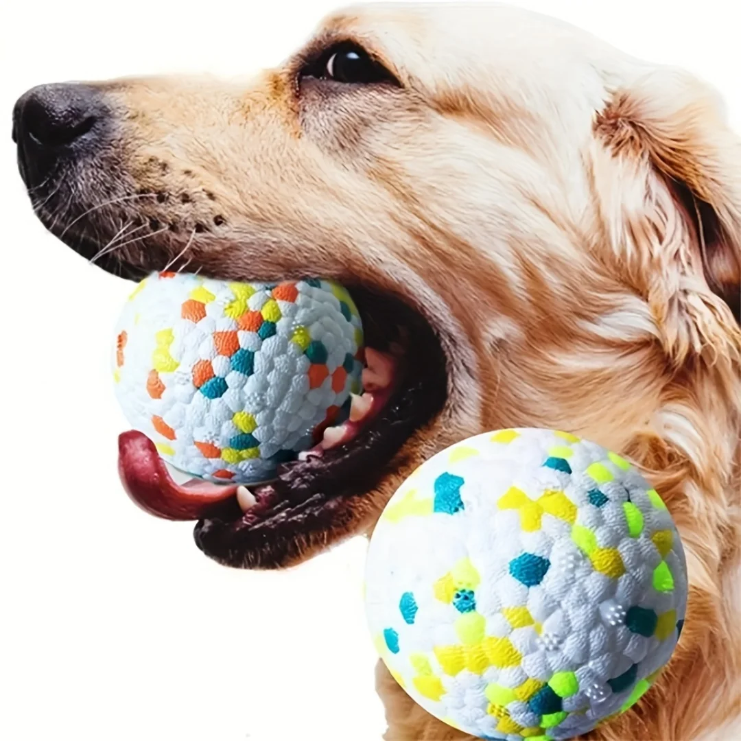 Unbreakable dog chew toy-interactive ball for dogs who like to chew