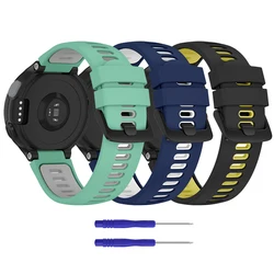 Double Color Silicone Strap For Garmin Forerunner 235 220 620 630 735 735XT Band Sport Bracelet Watch Band Replacement
