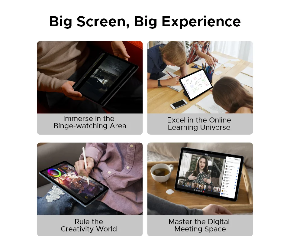 Global Version DOOGEE U11 Android 15 Tablet 11" Ultra-clear 90Hz Display 16GB(4+12) 128GB 8580mAh Battery Unisoc T606 octa-core