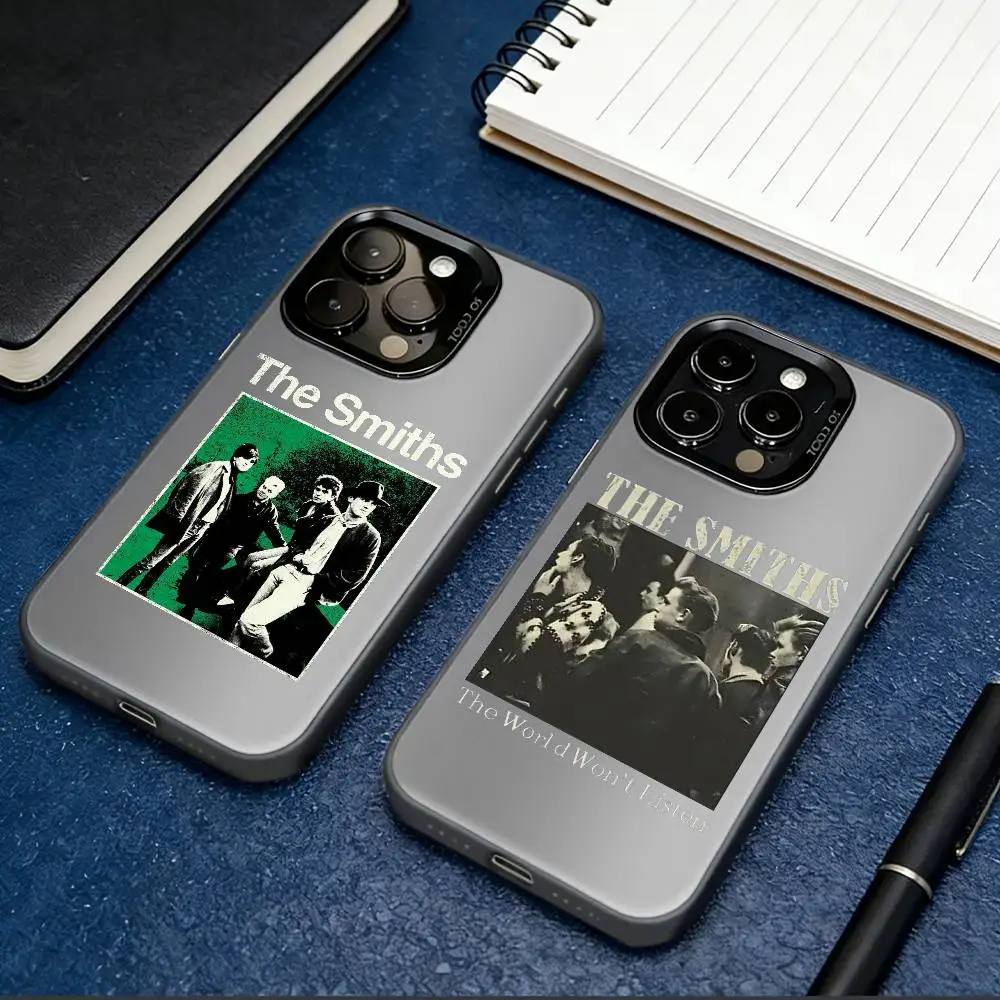 

Band The S-Smiths Phone Case For iPhone 17,16,15,14,13,12,11 Plus,Pro Max,XS,Colorful Silver Black Cover