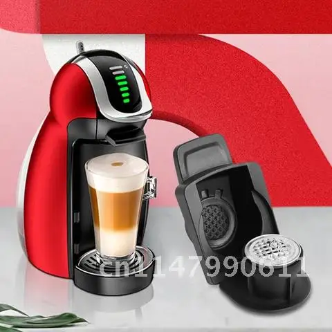 

Адаптер Dolce Gusto для кофемашины Nespresso, многоразовые аксессуары, капсулы, Конвертируемые, совместимы с Dolce Gusto 96x43 мм