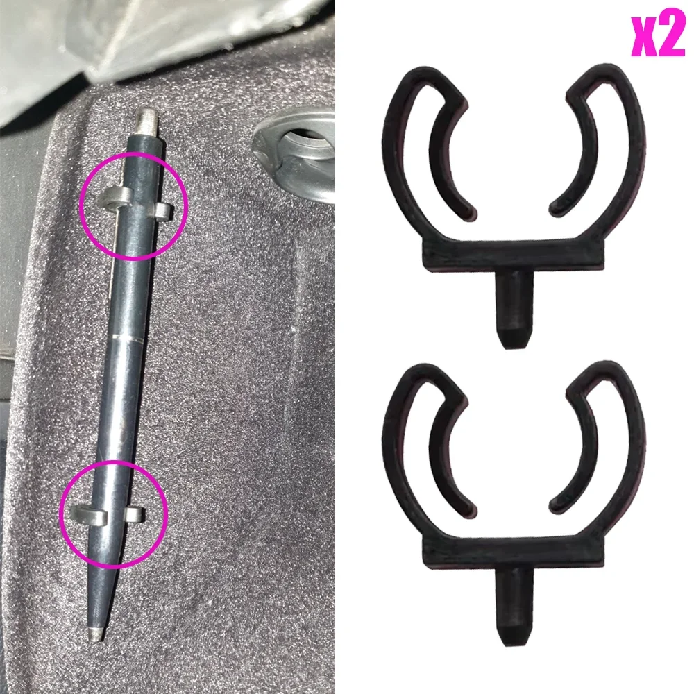 2PCS For Toyota Corolla 10 20 30 70 80 90 100 110 120 130 140/150 160 E210 1996 1997 - 2024 Car Lock Pencil Tray Clips Rivets