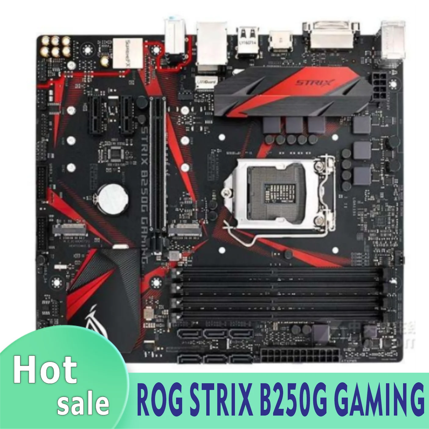 ROG STRIX B250G GAMING board DDR4 LGA 1151 desktop board 64GB USB2.0 USB3.0 DVI HDMI 100% testing