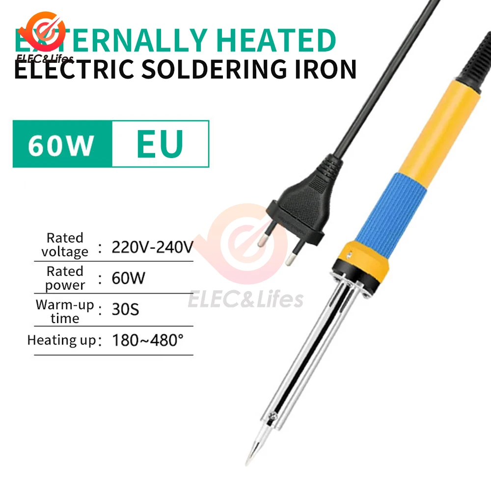 Soldering Iron 110V 220V 60W Adjustable Temperature Electric Solder Iron Rework Station Handle Heat Pencil Welding Repair Tools