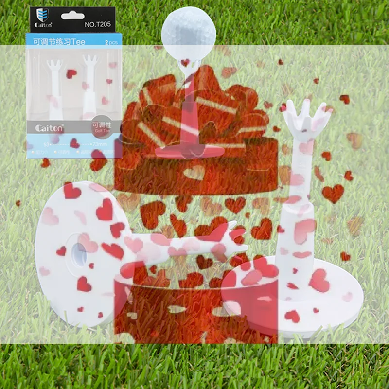 

【OD】1/2Pcs Adjustable Golf Ball Holder Golf Tee Golf Swing Trainer Golf Practice Tees Golf Accessories