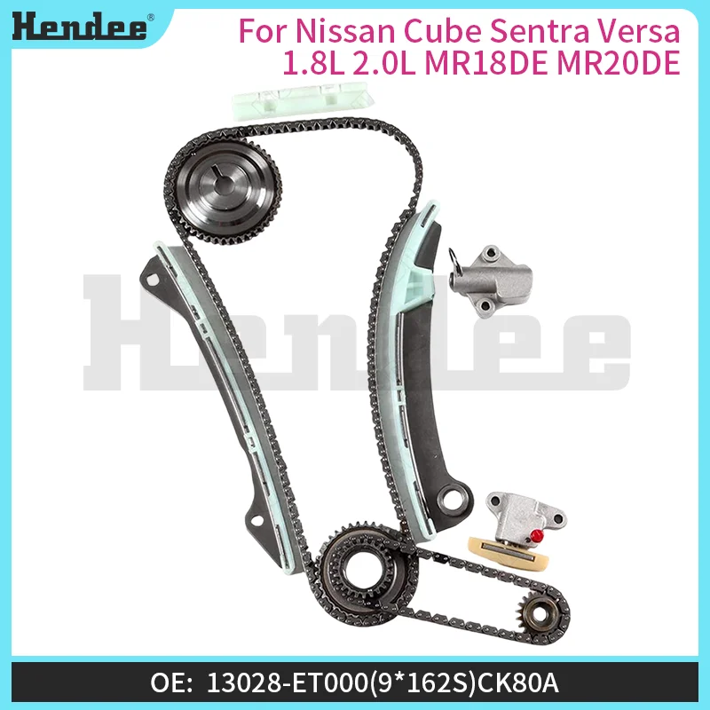

For Nissan Cube Sentra Versa 1.8L 2.0L MR18DE MR20DE Timing Chain Kit,Automotive Parts OE:13028-ET000(9*162S)CK80A,15041-ET010
